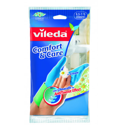 VILEDA handschoenen comfort care - L extra 146261