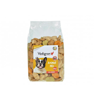 VADIGRAN Hondensnack - biscuits animal mix 500gr