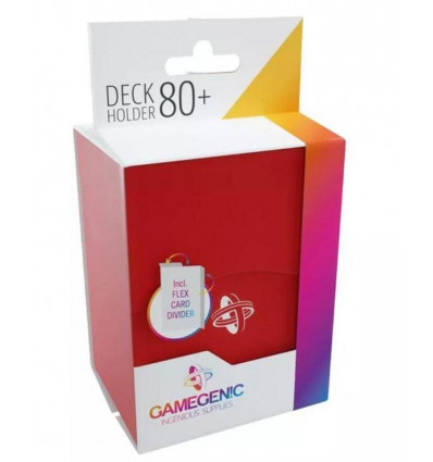 GAMEGENIC Deckbox voor 80 kaarten - rood