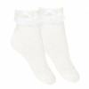 CONDOR sokken kort - cream - 6/12m