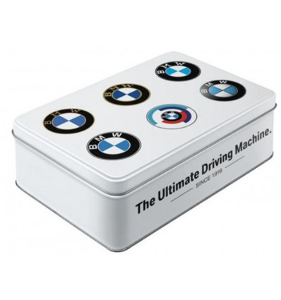 Tin box flat - BMW Logo evolution