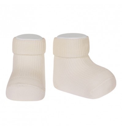 CONDOR Baby enkel sokken - linen - 0/3m