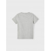 NAME IT B T-shirt DASPER - grijs mel.- 122/128