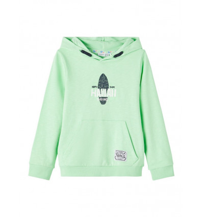 NAME IT B Sweater hoodie DAGOR - green ash - 158/164