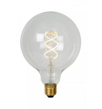 LUCIDE Lamp LED G125 - E27 5W 2700K - dimbaar transparant