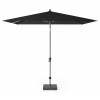 Platinum RIVA parasol - 2.5x2.5m - zwart/ antra excl. voet