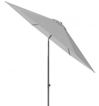 Platinum LISBOA parasol - dia 3m - licht grijs/ antraciet alu excl. voet