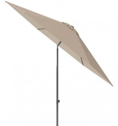 Platinum LISBOA parasol - dia 3m - taupe/ antraciet alu excl. voet