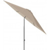 Platinum LISBOA parasol - dia 3m - taupe/ antraciet alu excl. voet