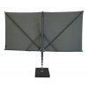 MADISON Sun parasol - 250x125cm - grijs grade 6 - excl. voet 8P