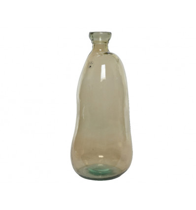 Vaas recycled glas - 22x51cm - naturel