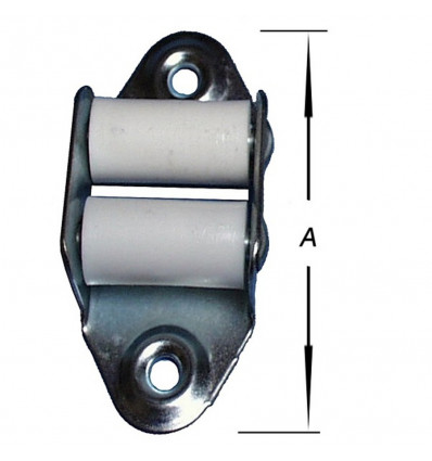 PACOSTAR - Lintgeleider mini rolluiklint- 14mm - wit