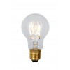 LUCIDE Lamp LED A60 - E27 5W 2700K - dimbaar transparant