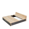 EXIT Aksent zandbak hout - 136x132cm duurzaam 100%FSC - strak design TU