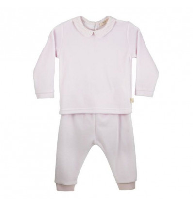 Baby Gi pyjama 2dlg - roze streep - 12m
