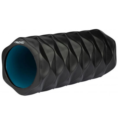 AVENTO Massage roller foam - wave - zwart/blauw