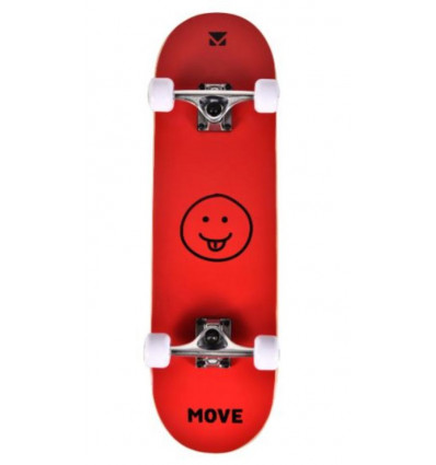 MOVE skateboard 28" - smile rood