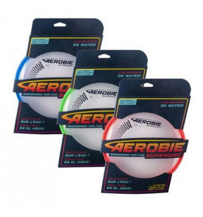 AEROBIE Superdisc - 25cm - Assortiment groen/rood/blauw 6063067