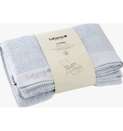 LAFUMA Littoral handdoek- embrun l. grey voor over relaxstoel