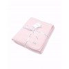 POETREE Deken voor babybed - 100x135cm - chevron l. roze