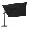 CHALLENGER T2 parasol 3x3m- zwart/antraciet - zweefparasol excl. voet