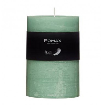 POMAX kaars - 7x14cm - light aqua