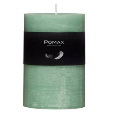 Pomax CANDLE kaars - dia 7cm x H 10cm - light aqua
