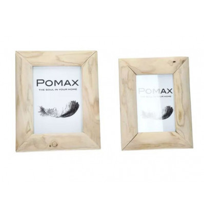 Pomax YUTAN fotolijst - 18x3x23cm - hout /naturel