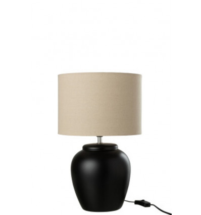 JLINE Lamp m/ kap Meli - S 28x44.5cm - zwart