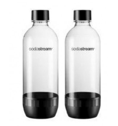 SODASTREAM Classic fles 1L 2st.- zwart vr Spirit/Power
