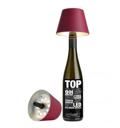 SOMPEX Top bottle light m/ batterij - bordeaux flesverlichting