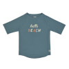 LSF UV shirt korte mouw - hello beach blue - 3/6 maand TU UC