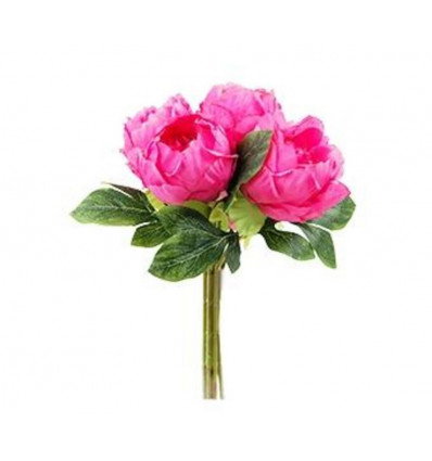 Pioenroos boeket 28cm - roze
