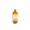 NAPOLES vaas - S 13x31cm - amber glas