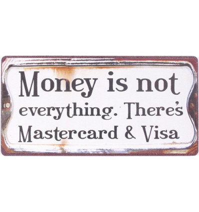 Magneet - Money is not everything... - 10x5cm
