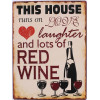 Sign - Red wine - 26x35cm
