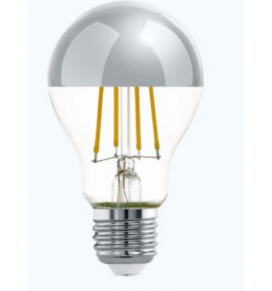 EGLO LED Lamp E27 A60 7.3W 2700K chrome