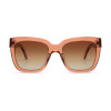 IKKI Holly zonnebril dames - transparant bruin/ gradient bruin nr.17 roze