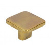 IBE ZAMAC knop vierkant - 33MM - vintage goud
