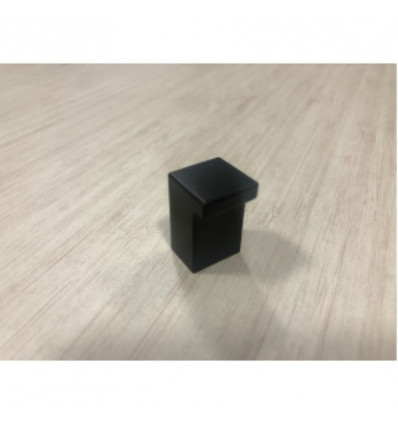 IBE Knop vierkant - 16x16MM - mat zwart