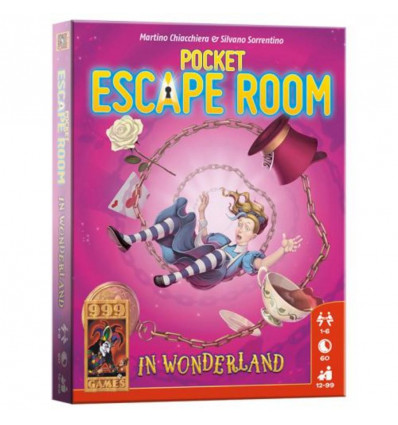 999 GAMES Pocket escape room - in Wonderland - Breinbreker