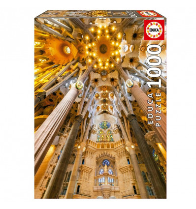 EDUCA Puzzel - Segrada Familia interieur- 1000st.
