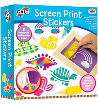 GALT Creatief - Screen print stickers
