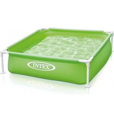 INTEX - Mini zwembad frame pool 122x122x30cm - groen