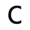 CV - Letter 9cm - C