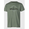 Brunotti JAHN LOGOROUND heren t-shirt - vintage green - S