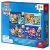 PAW PATROL - 4pack houten puzzels