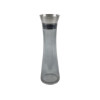 Glazen karaf 1L m/ RVS dop rookglas