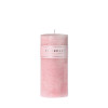 Riverdale PILLAR geur kaars - 7,5x15cm - l.roze