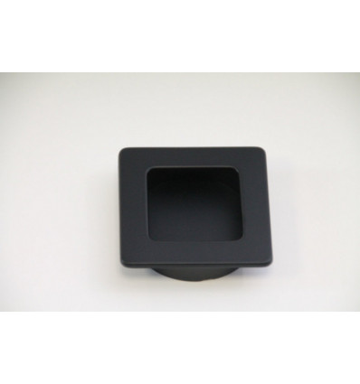 IBE Inklapschelp vierkant - 50x50x45MM - mat zwart